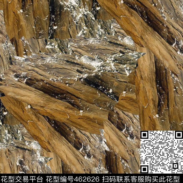 复古岩石潮流数码印花华亿平台下载（图片编号: 462626） - 瓦栏（Walan）