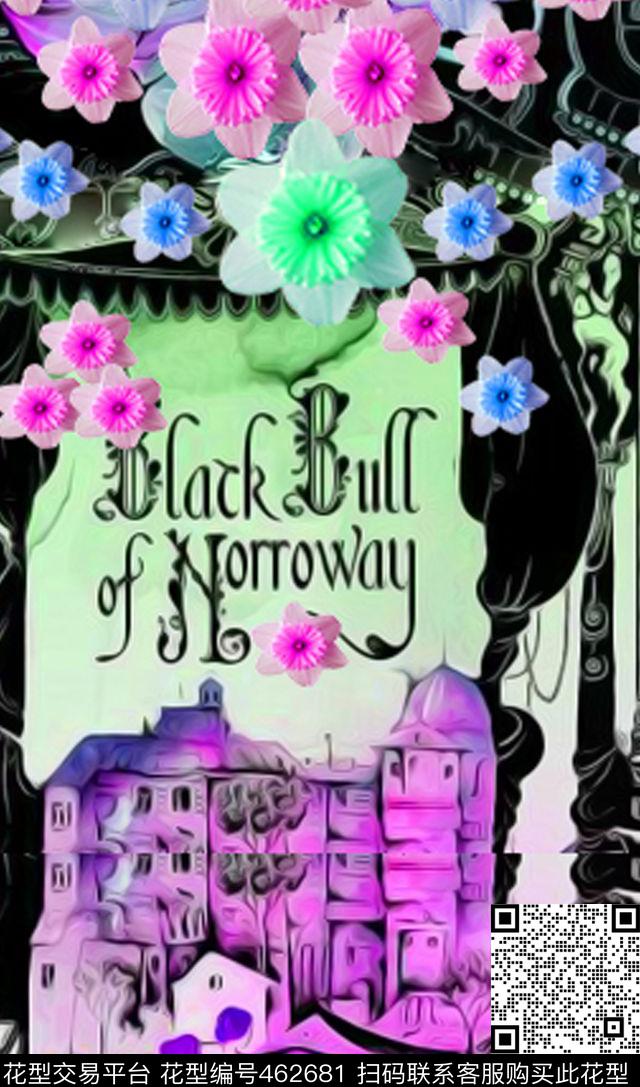 花卉花城时尚数码印花华亿平台下载（图片编号: 462681） - 瓦栏（Walan）