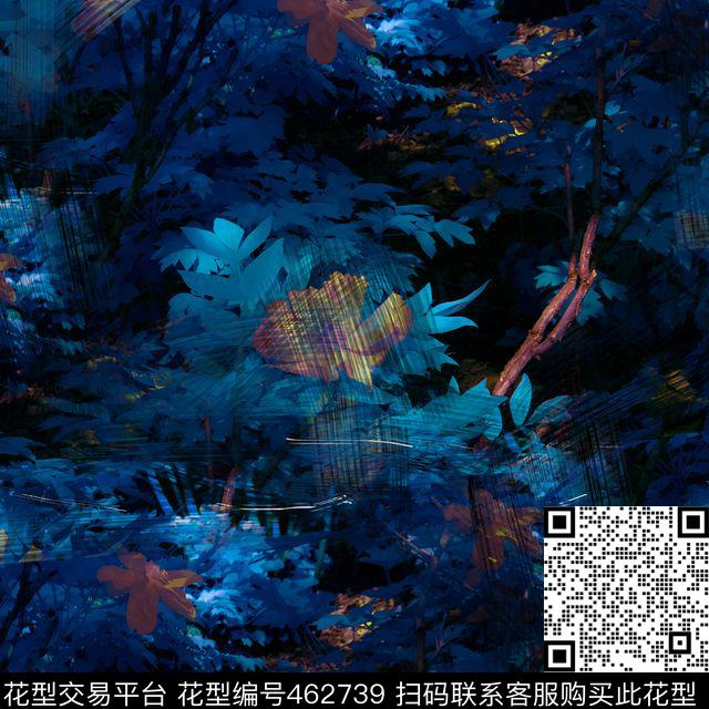 潮流复古夹克华亿平台数码印花华亿平台下载（图片编号: 462739） - 瓦栏（Walan）