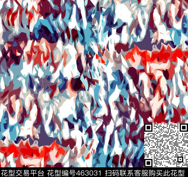 抽象纹理几何传统印花华亿平台下载（图片编号: 463031） - 瓦栏（Walan）