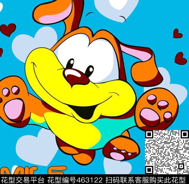 九鱼设计-童装印花华亿平台下载（图片编号: 463122） - 瓦栏（Walan）