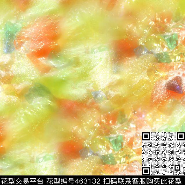 潮流抽象复古数码印花华亿平台下载（图片编号: 463132） - 瓦栏（Walan）