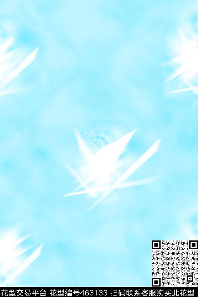 小清新时尚感简洁几何情节欧美风几何数码印花华亿平台下载（图片编号: 463133） - 瓦栏（Walan）