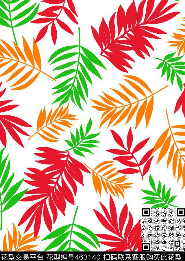 时尚女装热带叶子时尚泳装传统印花华亿平台下载（图片编号: 463140） - 瓦栏（Walan）
