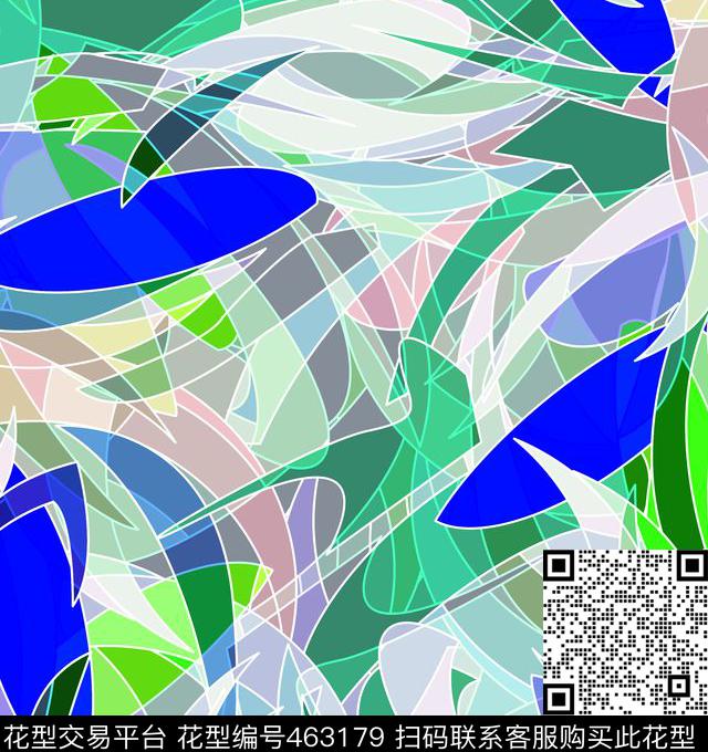 复古重构流线传统印花华亿平台下载（图片编号: 463179） - 瓦栏（Walan）