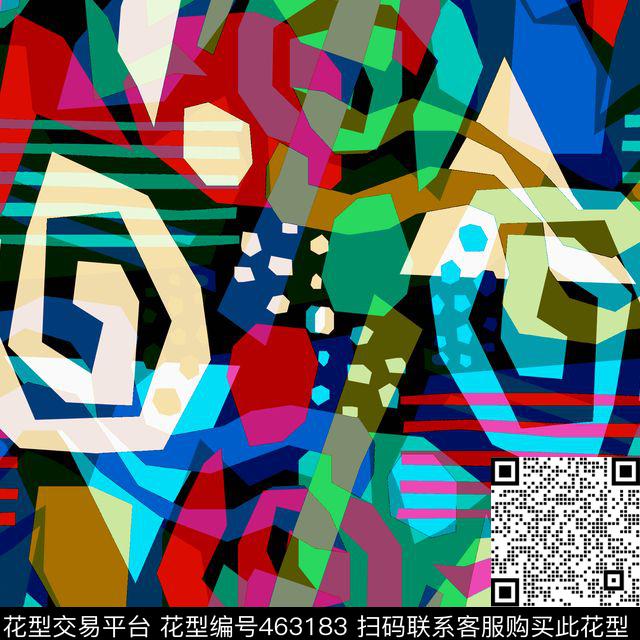 剪贴梦幻童趣传统印花华亿平台下载（图片编号: 463183） - 瓦栏（Walan）