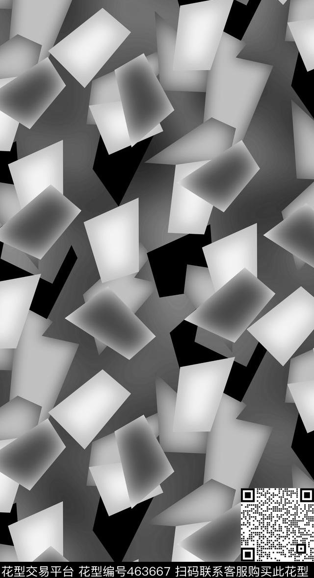 色块拼接流行数码印花华亿平台下载（图片编号: 463667） - 瓦栏（Walan）