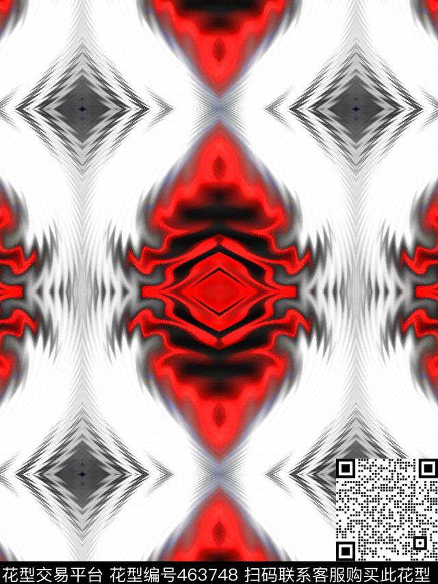 上衣秋季印花数码印花华亿平台下载（图片编号: 463748） - 瓦栏（Walan）