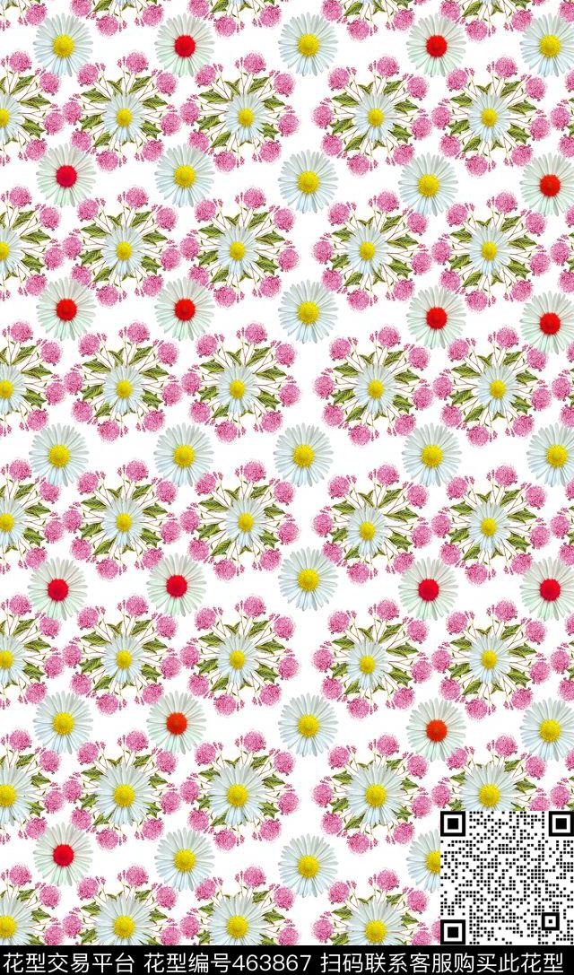 呵呵花卉嘻嘻数码印花华亿平台下载（图片编号: 463867） - 瓦栏（Walan）