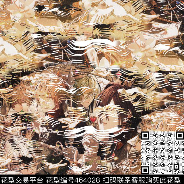 潮流风景复古数码印花华亿平台下载（图片编号: 464028） - 瓦栏（Walan）