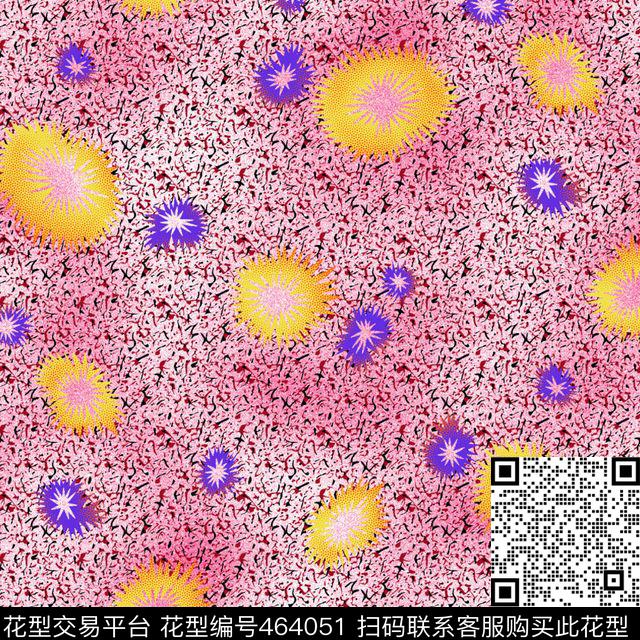 传统华亿平台服装花卉传统印花华亿平台下载（图片编号: 464051） - 瓦栏（Walan）