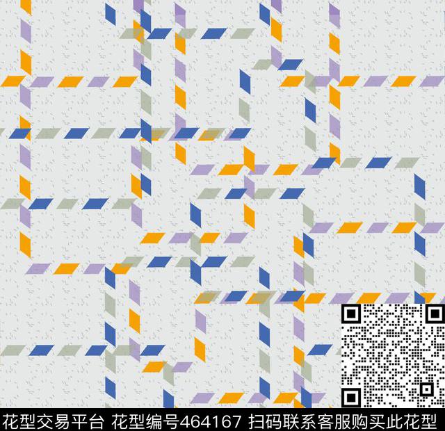 几何线条轨迹传统印花华亿平台下载（图片编号: 464167） - 瓦栏（Walan）