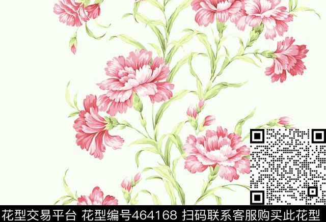 窗帘家纺花卉传统印花华亿平台下载（图片编号: 464168） - 瓦栏（Walan）