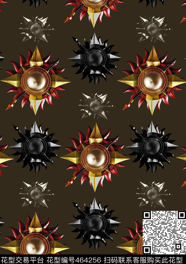 盾牌经典男装数码印花华亿平台下载（图片编号: 464256） - 瓦栏（Walan）