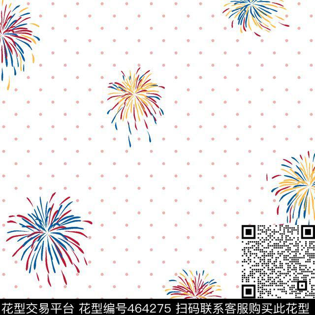 波点烟花碎花传统印花华亿平台下载（图片编号: 464275） - 瓦栏（Walan）