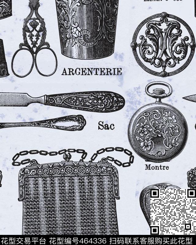 复古怀表金属传统印花华亿平台下载（图片编号: 464336） - 瓦栏（Walan）