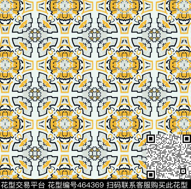 流行时尚几何男女通用印花欧美传统印花华亿平台下载（图片编号: 464369） - 瓦栏（Walan）