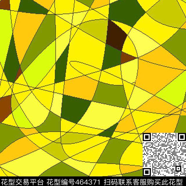 时尚色彩炫彩数码印花华亿平台下载（图片编号: 464371） - 瓦栏（Walan）