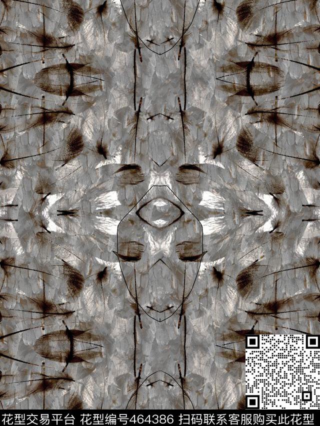 秋冬羽绒外套羽毛男士uomo传统印花华亿平台下载（图片编号: 464386） - 瓦栏（Walan）