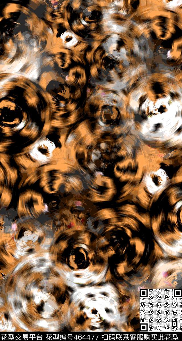 炫彩螺旋抽象传统印花华亿平台下载（图片编号: 464477） - 瓦栏（Walan）