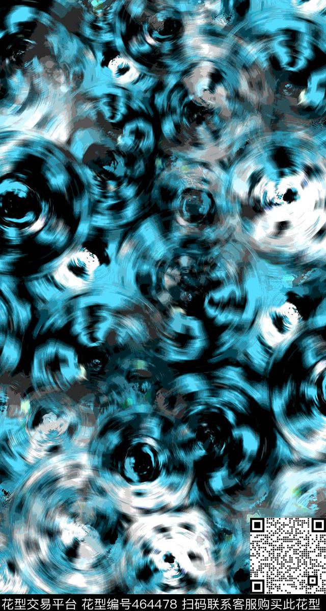 炫彩螺旋抽象传统印花华亿平台下载（图片编号: 464478） - 瓦栏（Walan）
