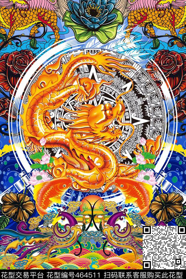 D&G大牌定位数码印花华亿平台下载（图片编号: 464511） - 瓦栏（Walan）