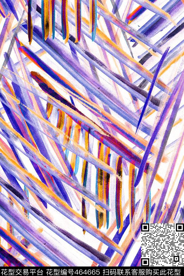 手绘水彩数码印花华亿平台下载（图片编号: 464665） - 瓦栏（Walan）