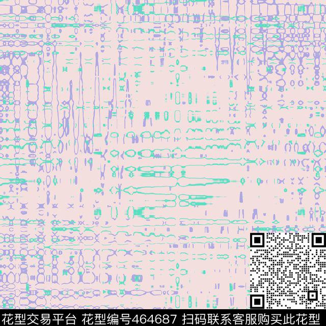 抽象蓝色绿色传统印花华亿平台下载（图片编号: 464687） - 瓦栏（Walan）