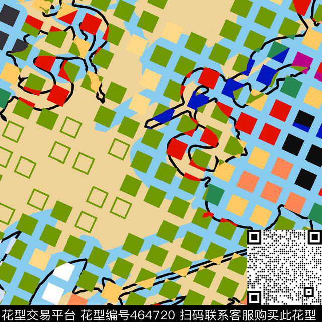 几何传统华亿平台时尚传统印花华亿平台下载（图片编号: 464720） - 瓦栏（Walan）