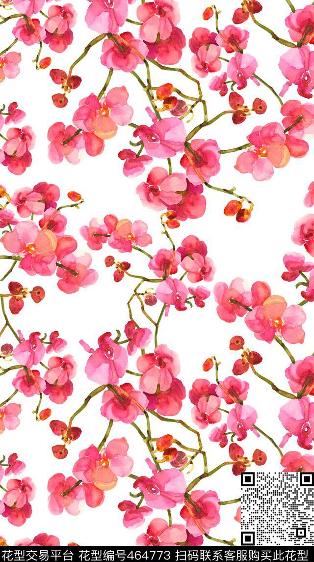 服装图案花卉图案印花图案传统印花华亿平台下载（图片编号: 464773） - 瓦栏（Walan）