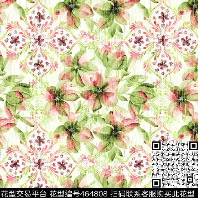 服装图案家纺图案印花图案数码印花华亿平台下载（图片编号: 464808） - 瓦栏（Walan）