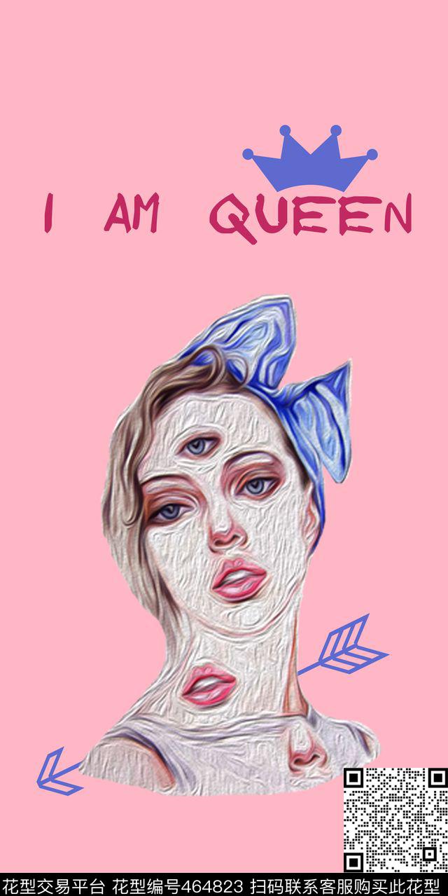 油画人物T恤数码印花华亿平台下载（图片编号: 464823） - 瓦栏（Walan）