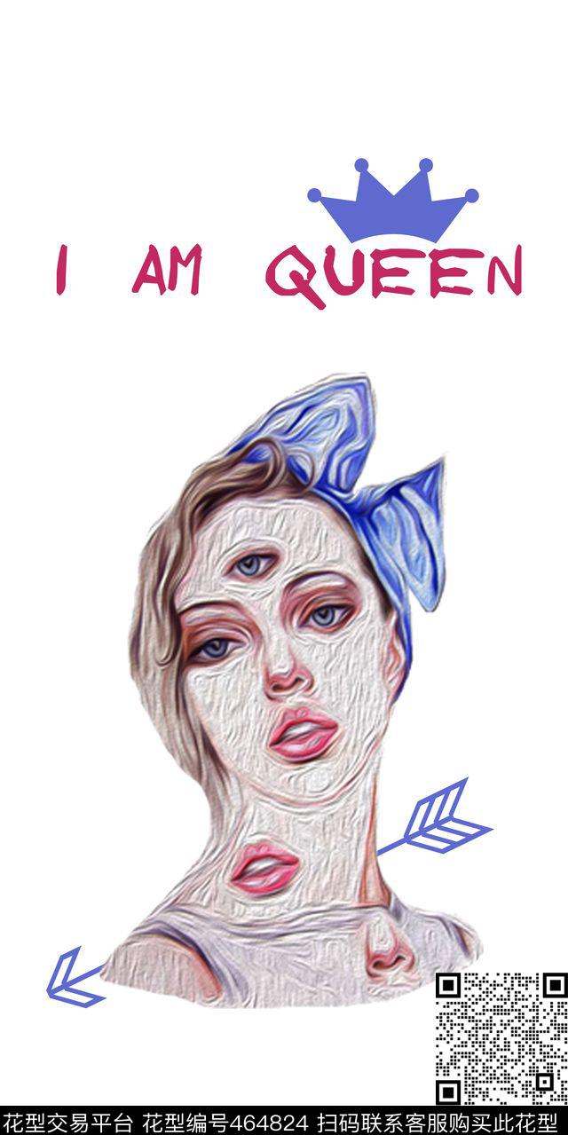 油画人物T恤数码印花华亿平台下载（图片编号: 464824） - 瓦栏（Walan）