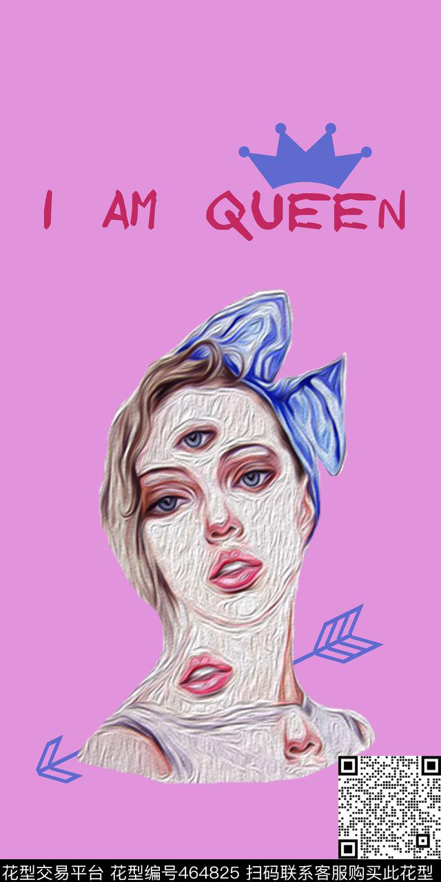 油画人物T恤数码印花华亿平台下载（图片编号: 464825） - 瓦栏（Walan）