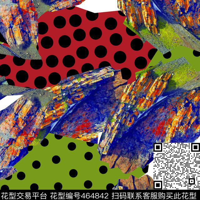 波点男装华亿平台山川数码印花华亿平台下载（图片编号: 464842） - 瓦栏（Walan）