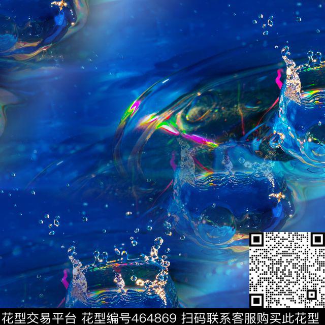 复古水纹男装华亿平台数码印花华亿平台下载（图片编号: 464869） - 瓦栏（Walan）