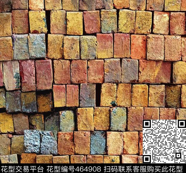 MAX-大理石纹理流行时尚彩色抽象几何纹理数码印花华亿平台下载（图片编号: 464908） - 瓦栏（Walan）