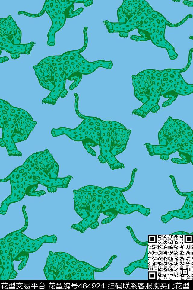 趣味动物插画传统印花华亿平台下载（图片编号: 464924） - 瓦栏（Walan）