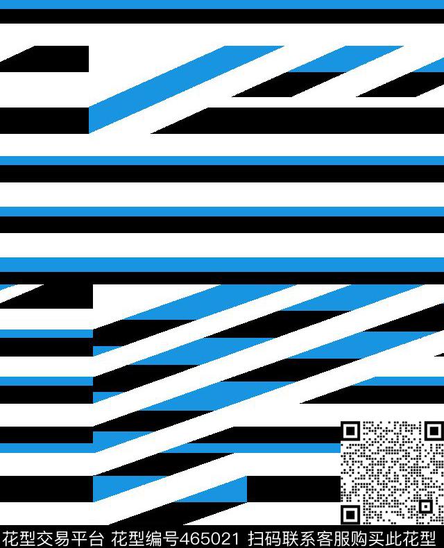 男装华亿平台几何间条时尚简单间条传统印花华亿平台下载（图片编号: 465021） - 瓦栏（Walan）