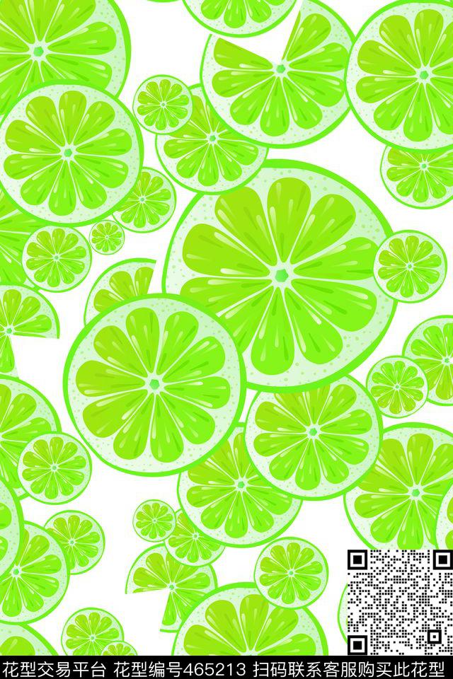 满版水果清爽传统印花华亿平台下载（图片编号: 465213） - 瓦栏（Walan）