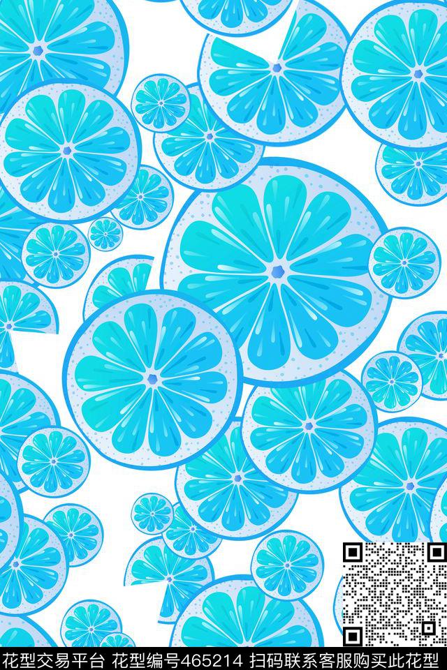 满版水果清爽传统印花华亿平台下载（图片编号: 465214） - 瓦栏（Walan）