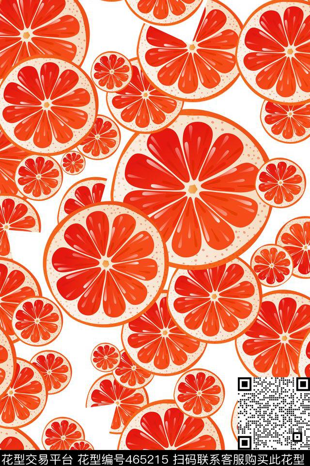 满版水果清爽传统印花华亿平台下载（图片编号: 465215） - 瓦栏（Walan）