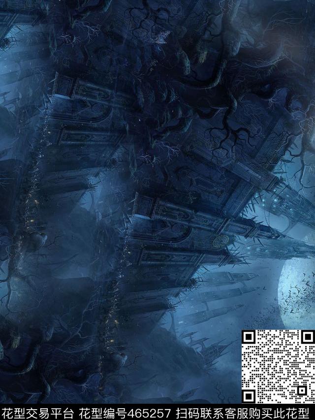 潮流大衣华亿平台复古数码印花华亿平台下载（图片编号: 465257） - 瓦栏（Walan）