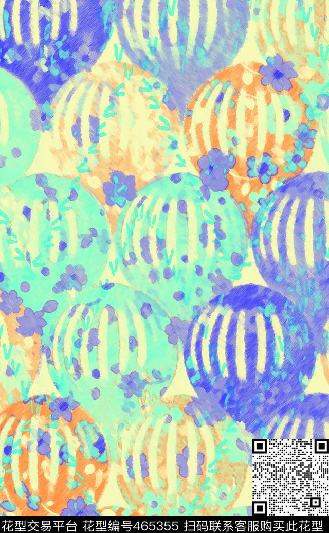 民族几何海底圣物数码印花华亿平台下载（图片编号: 465355） - 瓦栏（Walan）