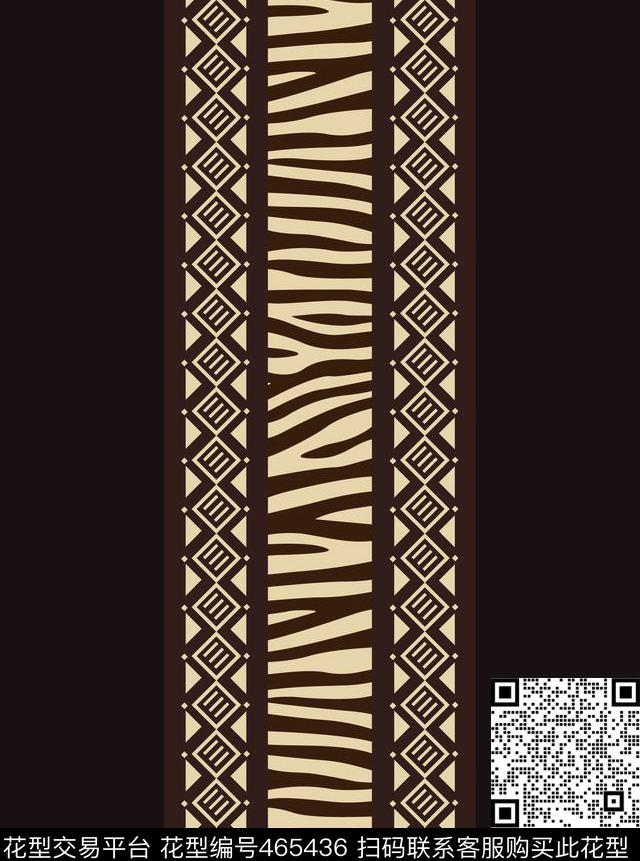 几何图形竖条条纹传统印花华亿平台下载（图片编号: 465436） - 瓦栏（Walan）