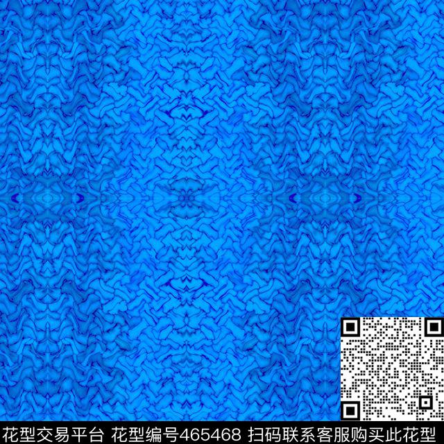 微波蓝色的海传统印花华亿平台下载（图片编号: 465468） - 瓦栏（Walan）