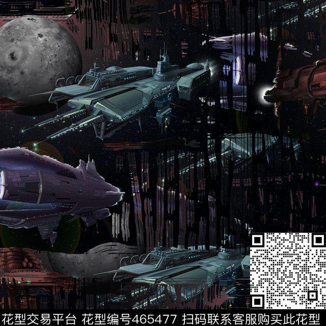 潮流复古抽象数码印花华亿平台下载（图片编号: 465477） - 瓦栏（Walan）