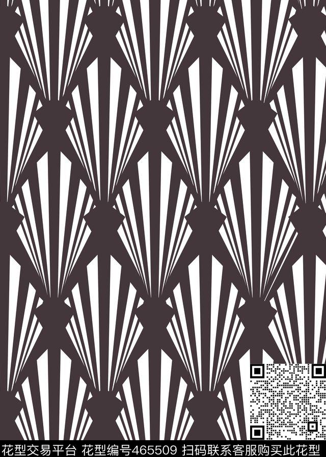 杜嘉班纳格子几何传统印花华亿平台下载（图片编号: 465509） - 瓦栏（Walan）