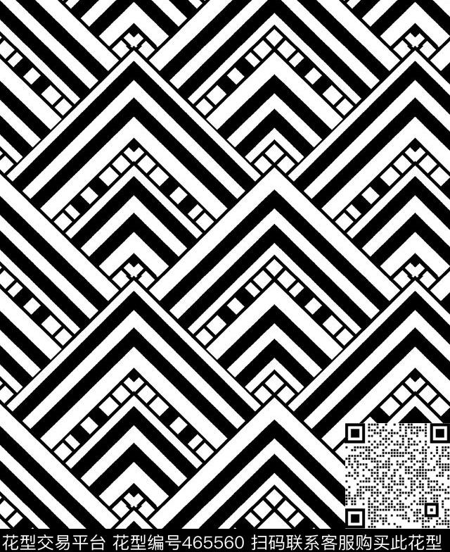 杜嘉班纳几何空间传统印花华亿平台下载（图片编号: 465560） - 瓦栏（Walan）