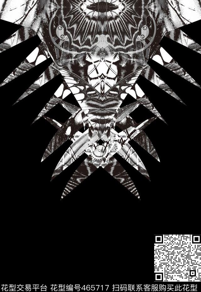 T恤卫衣潮流男装定位男装传统印花华亿平台下载（图片编号: 465717） - 瓦栏（Walan）